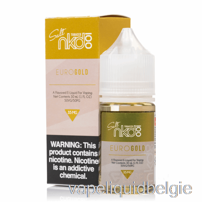 Vape België Euro Goud - Nkd 100 Zout E-vloeistof - 30ml 50mg